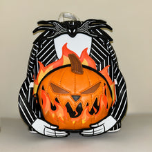 Load image into Gallery viewer, LF DISNEY NIGHTMARE BEFORE CHRISTMAS JACK PUMPKIN HEAD MINI BACKPACK
