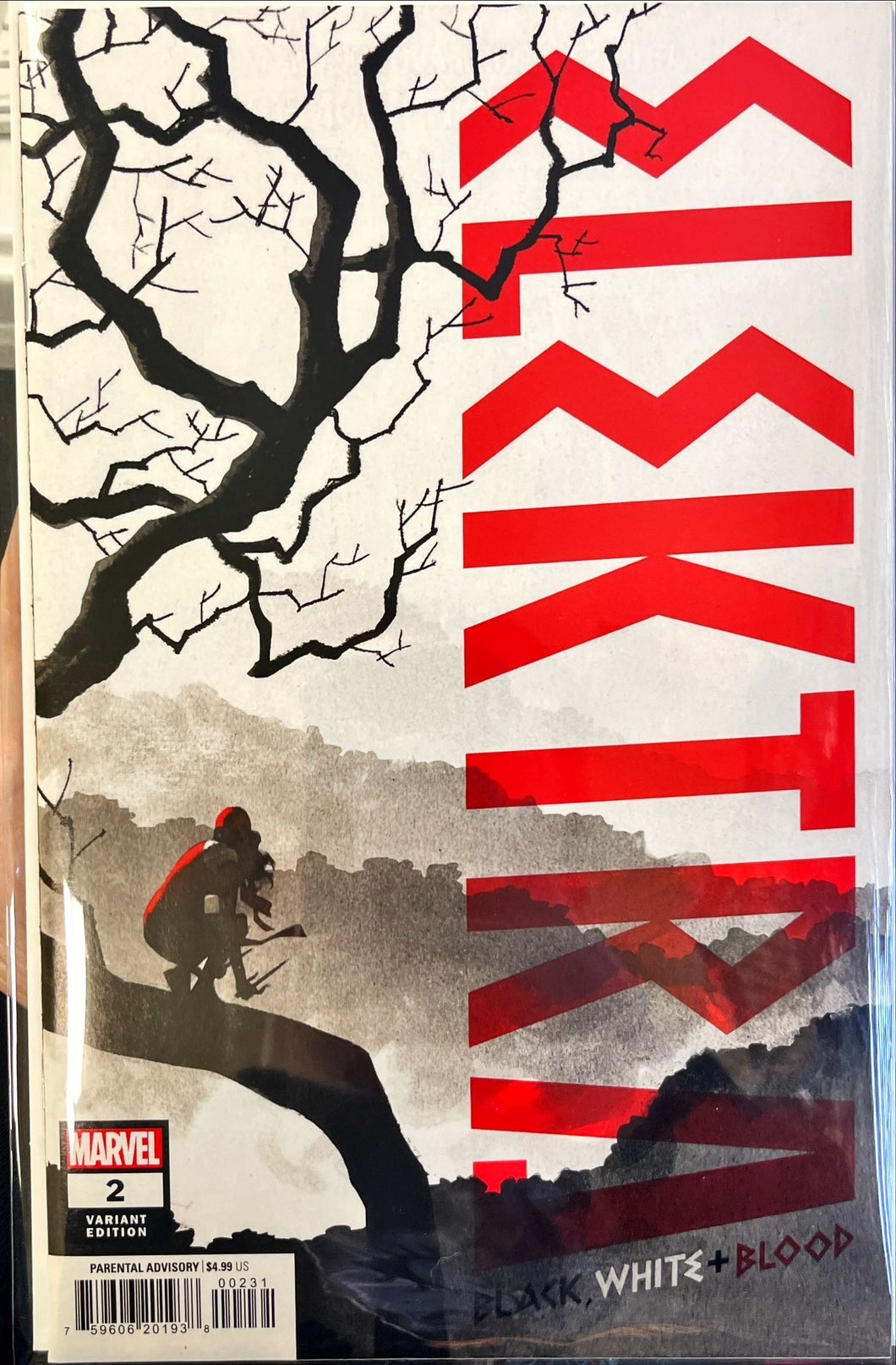 ELEKTRA BLACK WHITE BLOOD #2 (OF 4) SMALLWOOD VAR