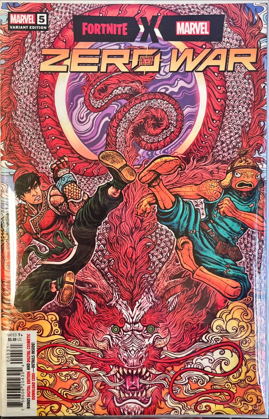 FORTNITE X MARVEL ZERO WAR #5 (OF 5) 50 COPY INCV WOLF VAR