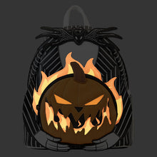 Load image into Gallery viewer, LF DISNEY NIGHTMARE BEFORE CHRISTMAS JACK PUMPKIN HEAD MINI BACKPACK
