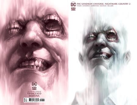 SANDMAN UNIVERSE NIGHTMARE COUNTRY #2 CVR D INC 1:50 FRANCESCO MATTINA FOIL CARD STOCK VAR (MR)