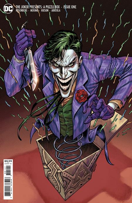 JOKER PRESENTS A PUZZLEBOX #1 (OF 7) INC 1:25 JESUS MERINO CARD STOCK VAR