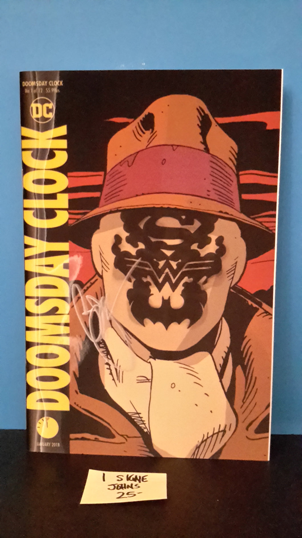 DOOMSDAY CLOCK #1 SIGNED BY JEFF JOHNS