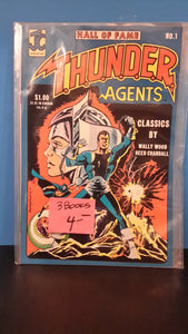 HALL OF FAME THUNDER AGENTS #1, #2 AND WALLY WOOD'S THUND0ER AGENTS #1