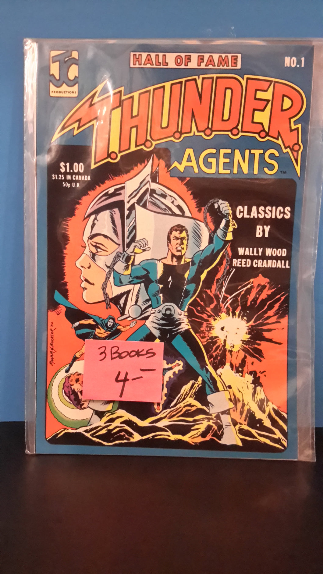 HALL OF FAME THUNDER AGENTS #1, #2 AND WALLY WOOD'S THUND0ER AGENTS #1