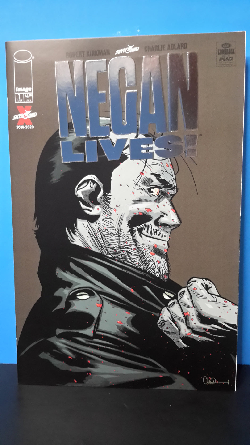 NEGAN LIVES #1 SILVER LETTER VARIANT