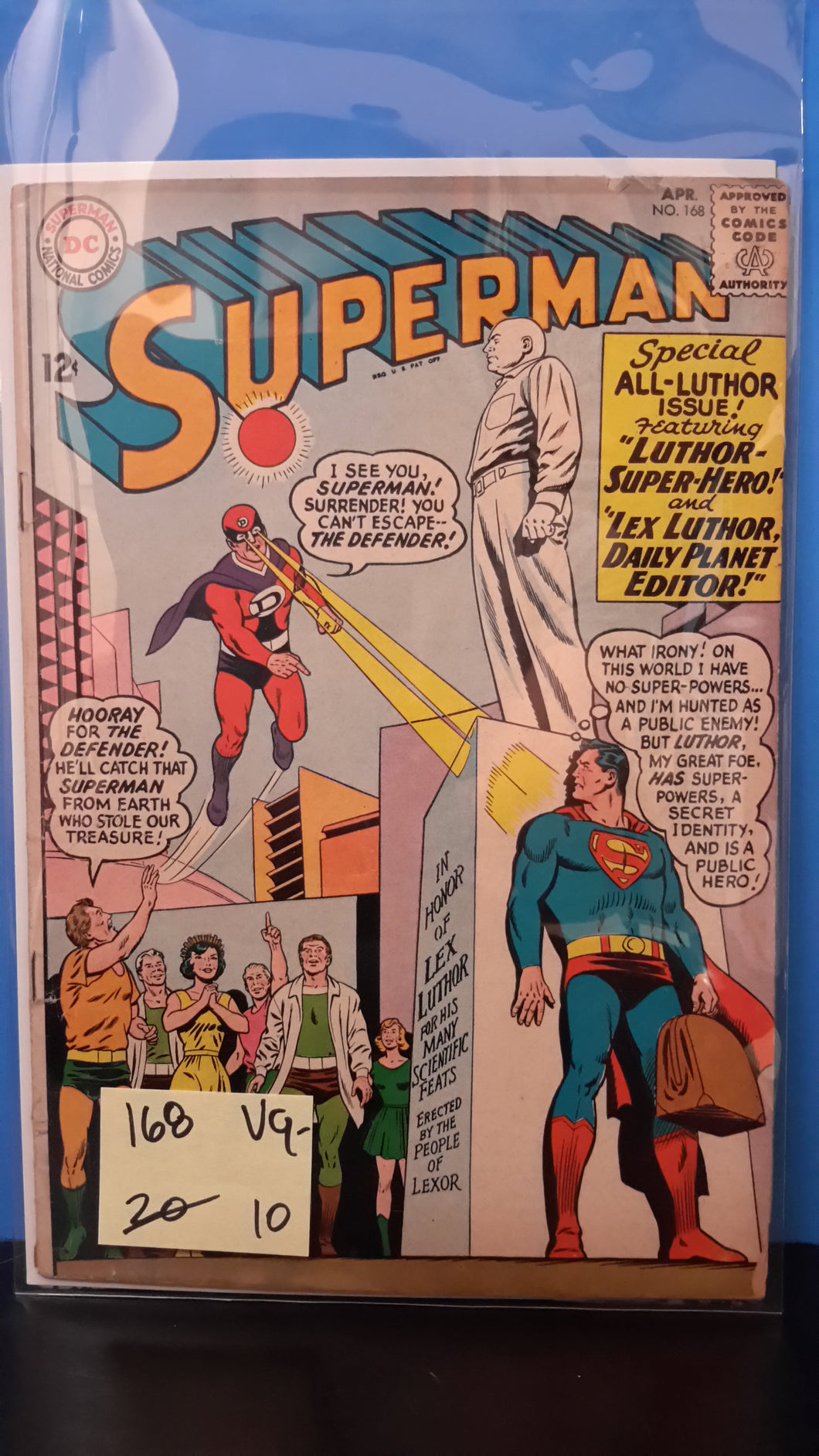 SUPERMAN #168