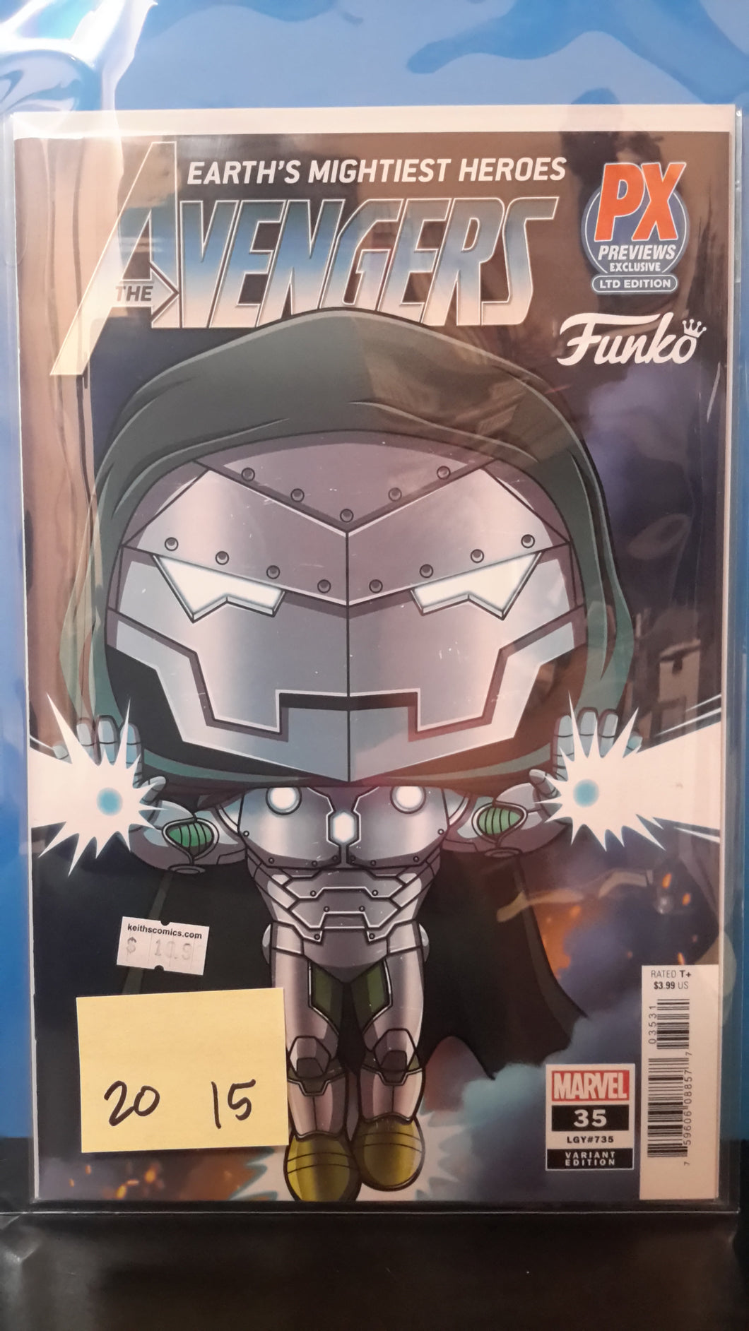 AVENGERS #35 FUNKO PX EXCLUSIVE COVER