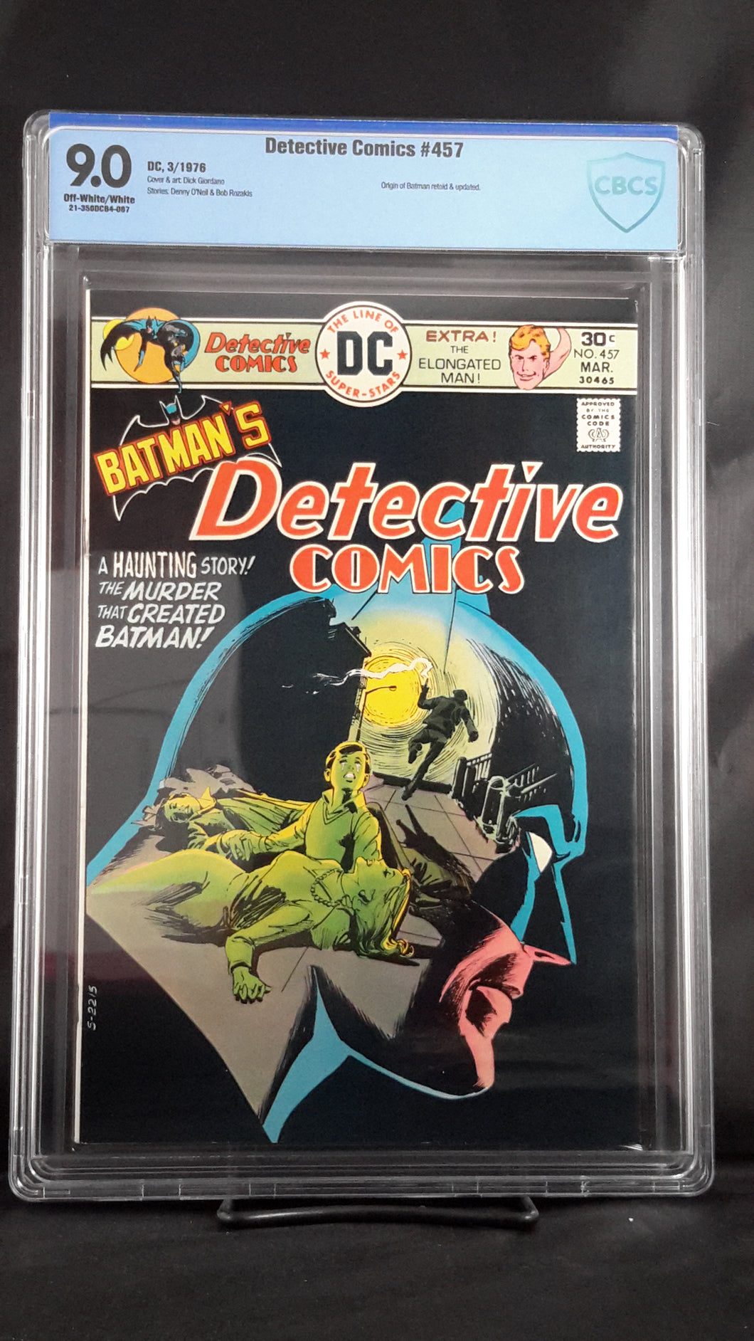 DETECTIVE COMICS (1937) #457 9.0 CBCS