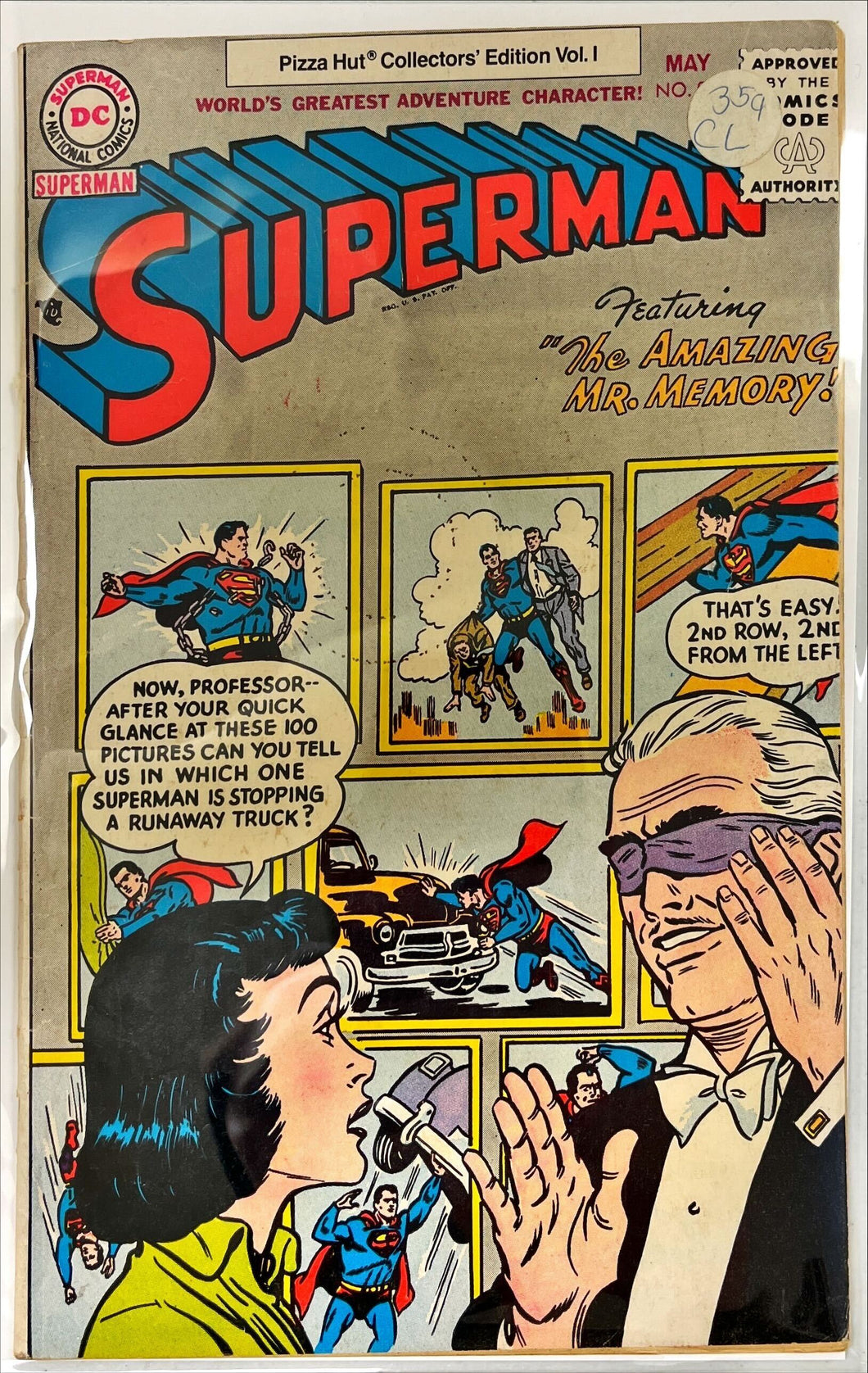 SUPERMAN #97 1977 PIZZA HUT VARIANT