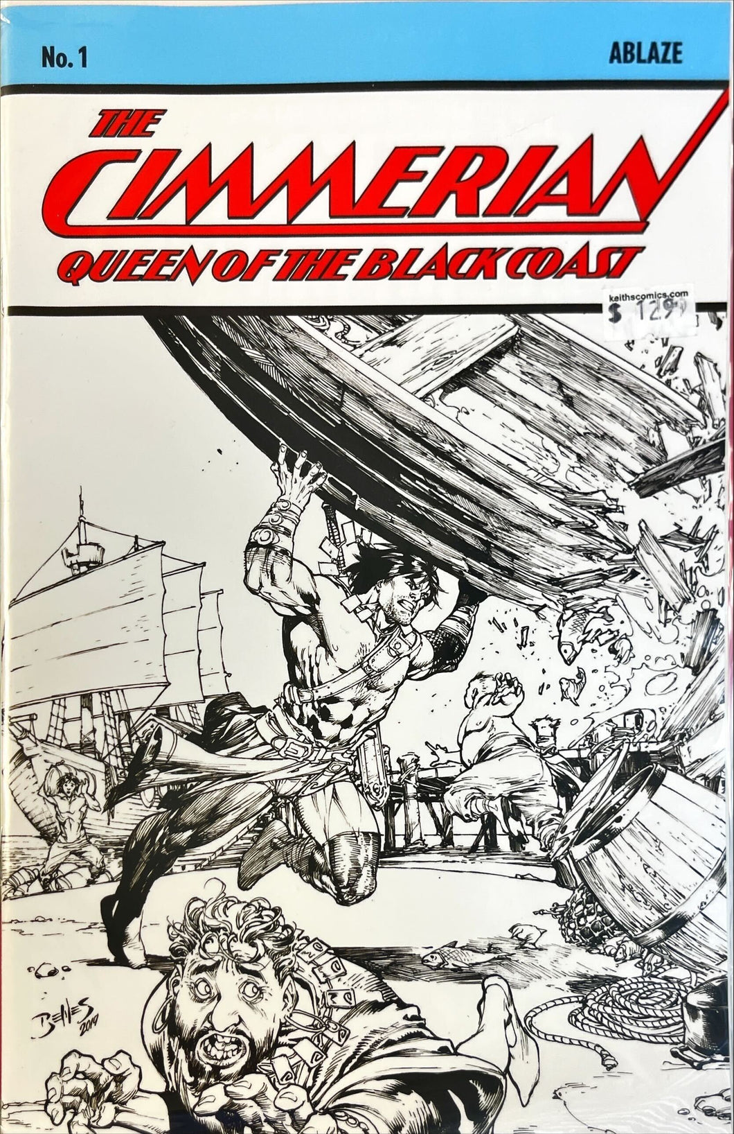 CIMMERIAN QUEEN BLACK COAST #1 FREE 10 COPY BENES INCV CVR (