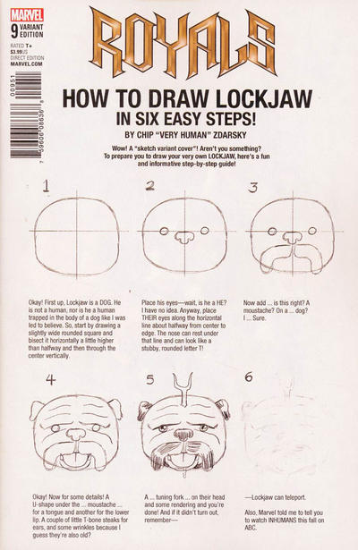 Royals #9 [Chip Zdarsky How-to-Draw Cover]