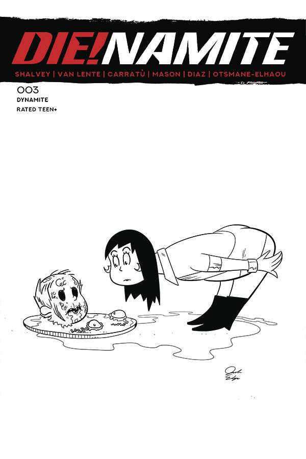DIE!NAMITE #3 7 COPY DR SEUSS HOMAGE LINE ART FOC INCV