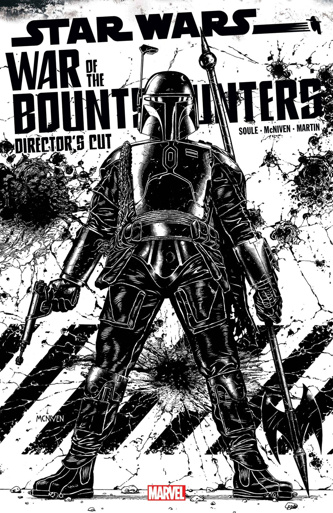 STAR WARS BOUNTY HUNTERS ALPHA DIRECTOR CUT #1 SKETCH VAR