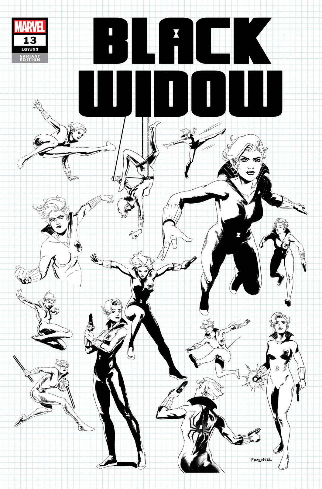 BLACK WIDOW #13 PIMENTEL DESIGN VAR