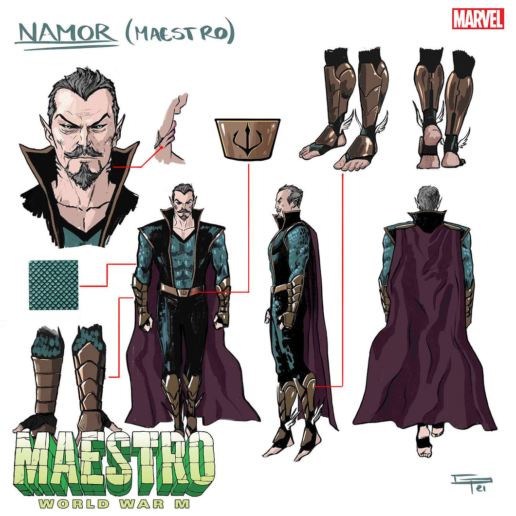 MAESTRO WORLD WAR M #4 (OF 5) 10 COPY INCV PERALTA DESIGN VA