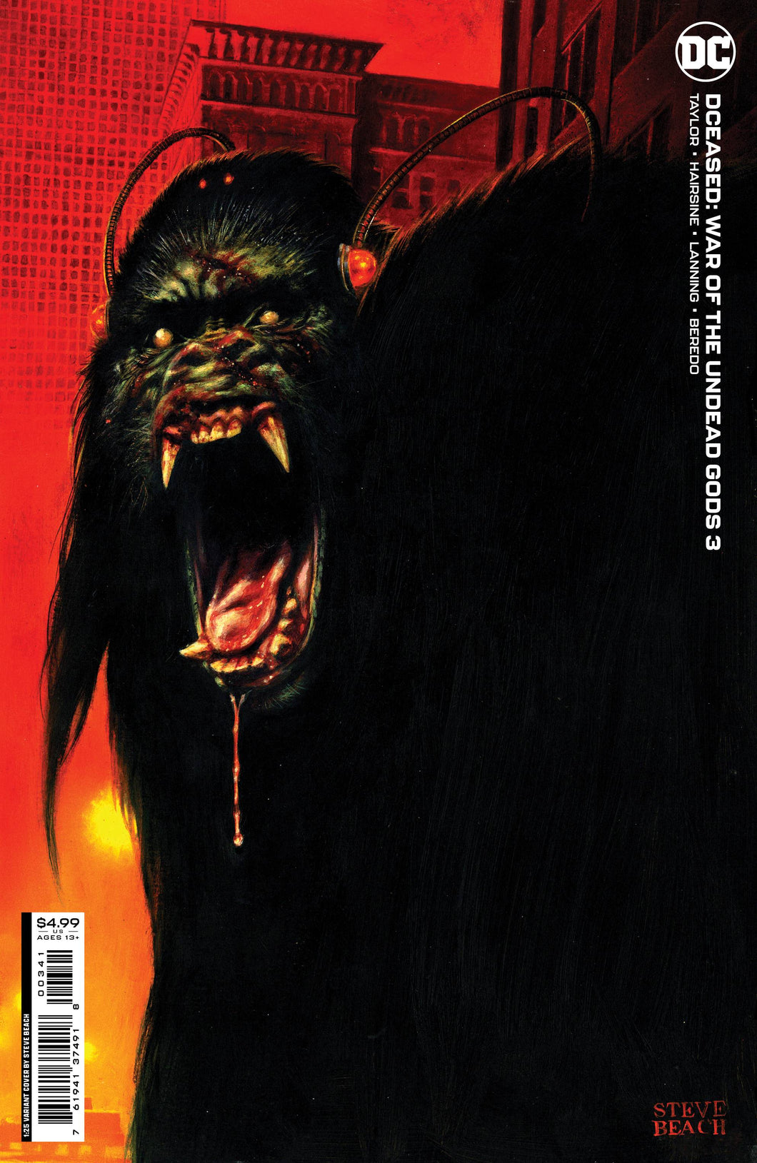DCEASED WAR OF UNDEAD GODS #3 (OF 8) CVR D 1:25 BEACH VAR