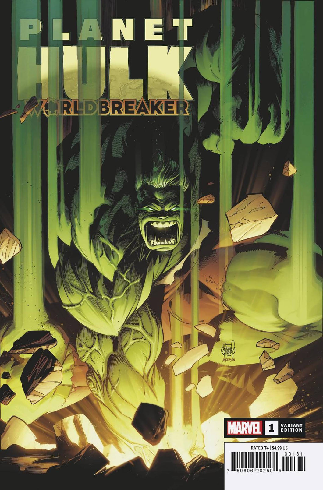 PLANET HULK WORLDBREAKER #1 (OF 5) 25 COPY INCV KUBERT VAR