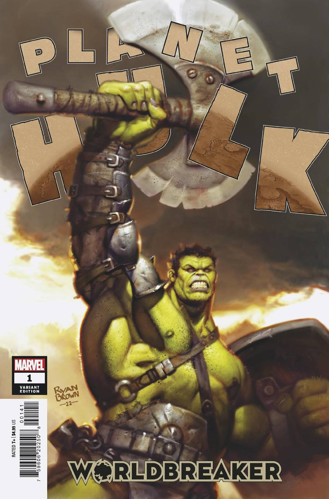 PLANET HULK WORLDBREAKER #1 (OF 5) 50 COPY INCV BROWN VAR