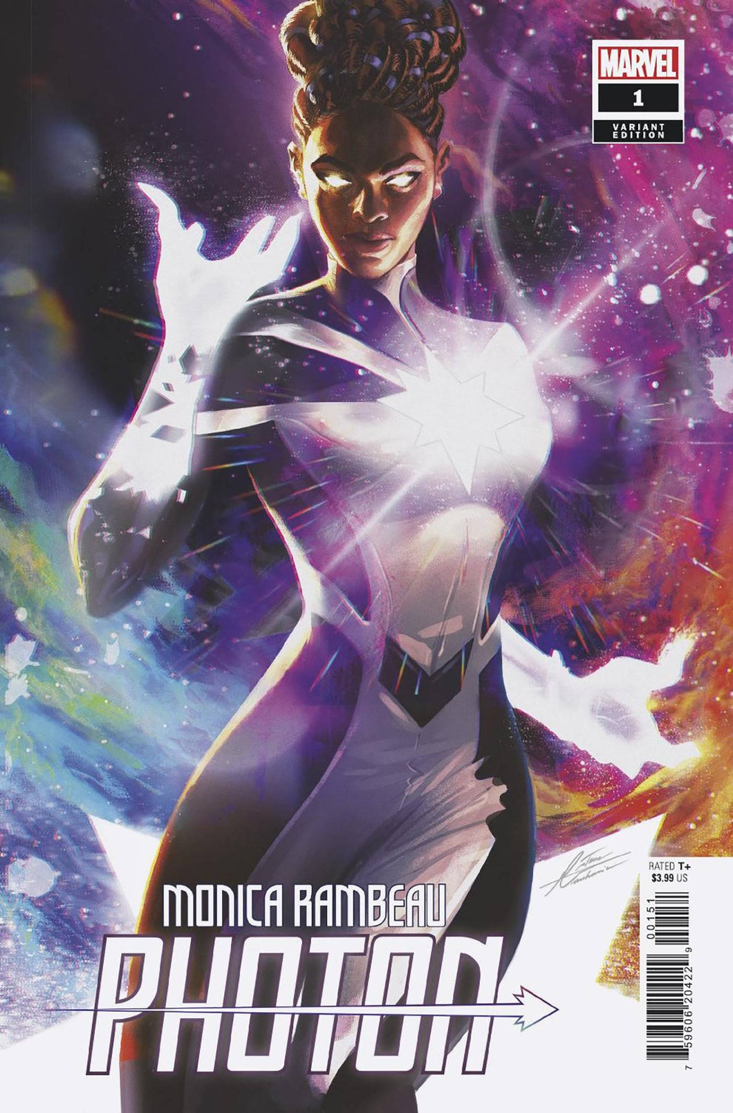 MONICA RAMBEAU PHOTON #1 (OF 5) 25 COPY INCV MANHANINI VAR