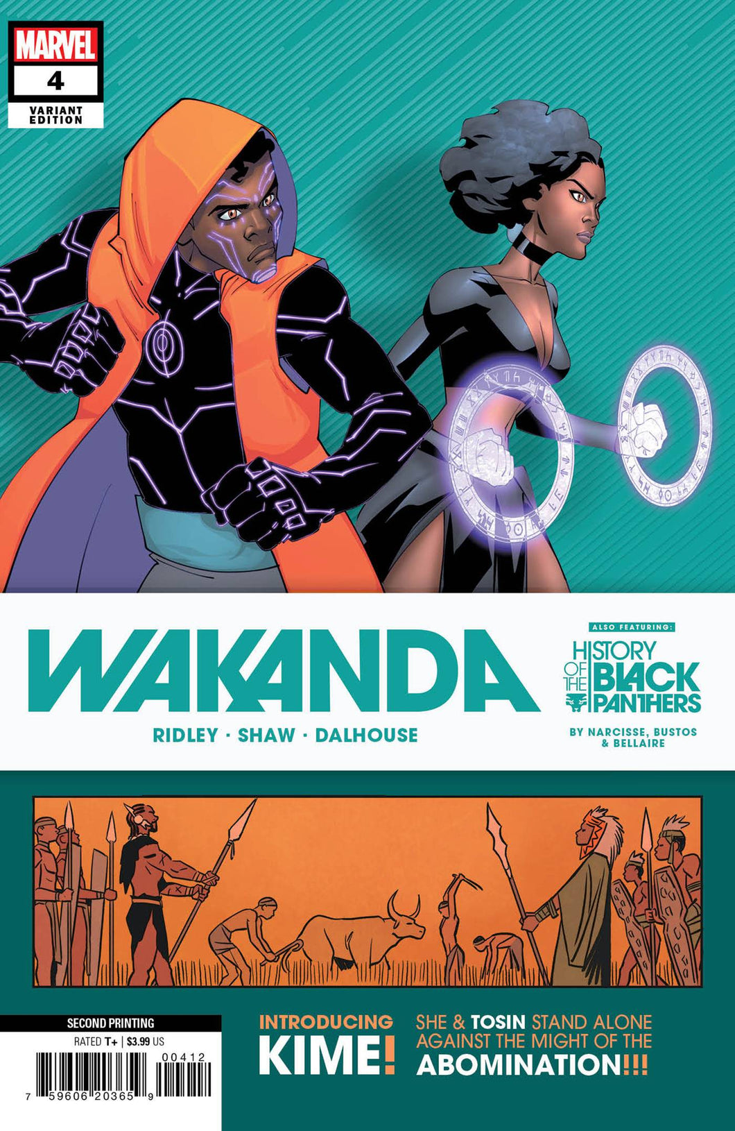 WAKANDA #4 (OF 5) 2ND PTG SHAW BUSTOS VAR