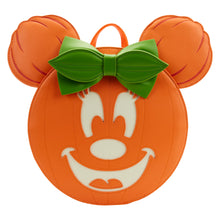 Load image into Gallery viewer, Minnie Mouse Glow in the Dark Pumpkin Mini Backpack

