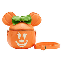 Load image into Gallery viewer, Minnie Mouse Glow in the Dark Pumpkin Crossbody Bag
