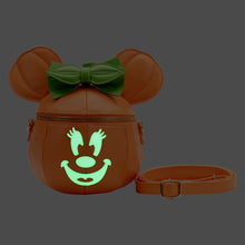 Load image into Gallery viewer, Minnie Mouse Glow in the Dark Pumpkin Crossbody Bag
