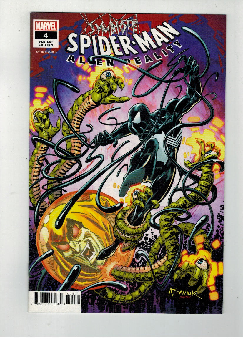SYMBIOTE SPIDER-MAN ALIEN REALITY #4 (OF 5) SAVIUK VAR