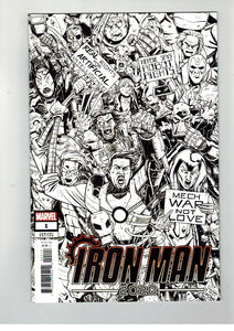 IRON MAN 2020 #1 (OF 6) ROCHE PARTY SKETCH VAR